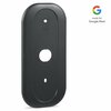 Wasserstein Doorbell Wall Plate Mount, for Google Nest Doorbell battery, Made for Google Nest NestDB2BattPltBlkUSA